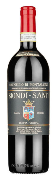 Bottiglia di Brunello di Montalcino 2011 Biondi Santi