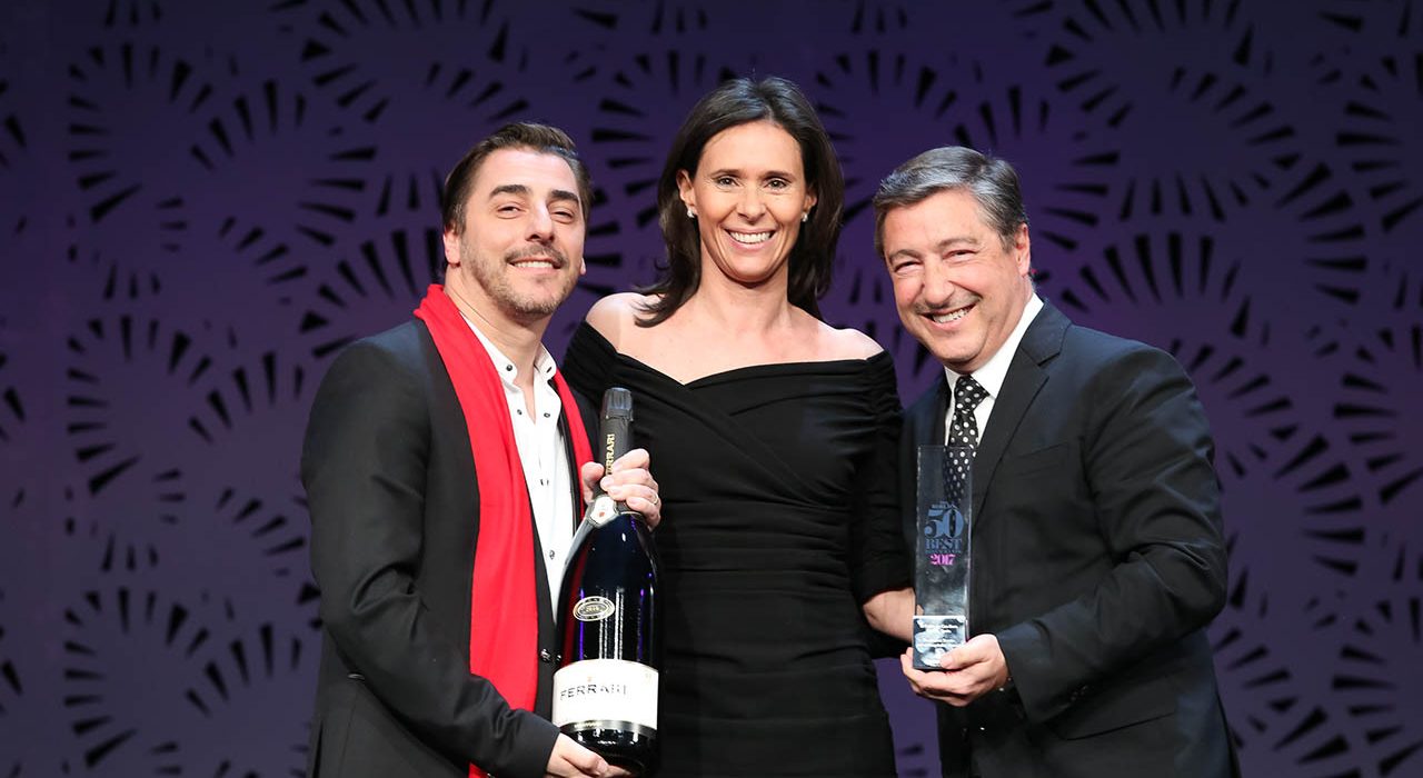 Jordi e Joan Roca proprietari de El Celler de Can Roca premiati al Ferrari Trento Art of Hospitality