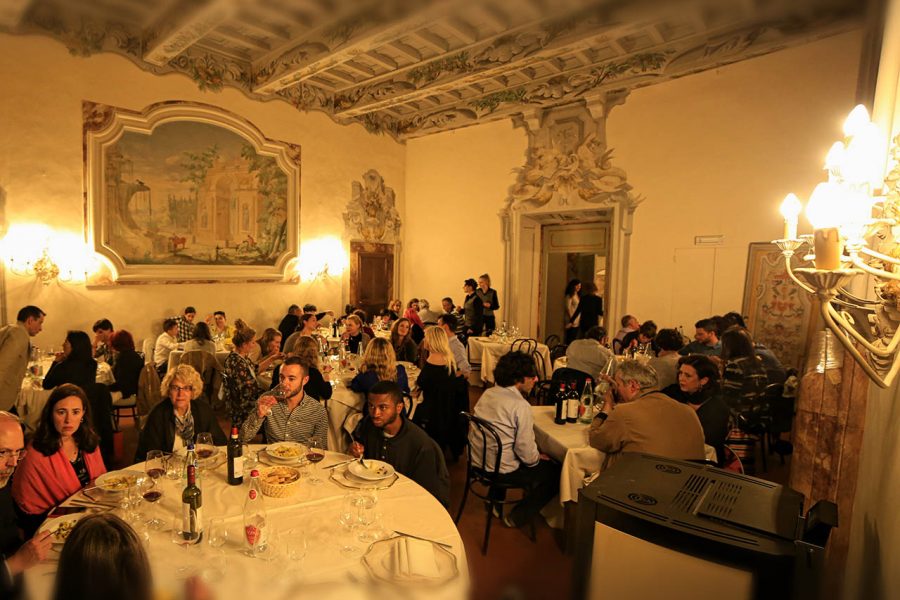 Castello di Meleto, cena