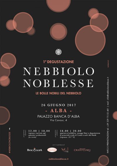 Nebbiolo Noblesse 2017, locandina