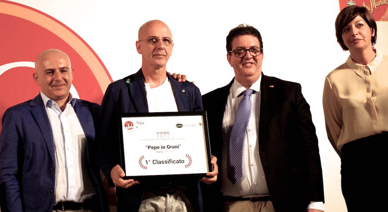 Premiazione 50 top pizza, pepe in grani
