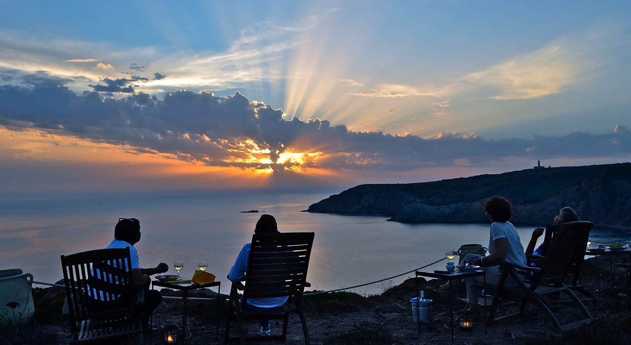 Poecylia, tramonto