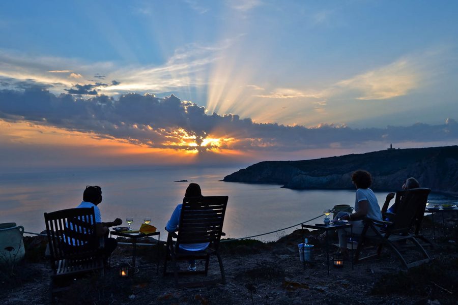 Poecylia, tramonto