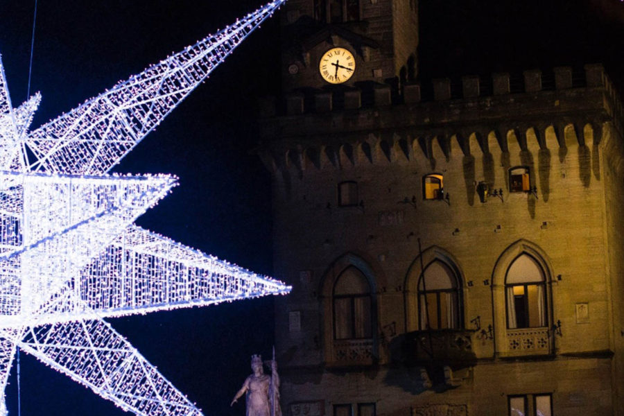 La maxi stella di Piazza della Libertà, San Marino